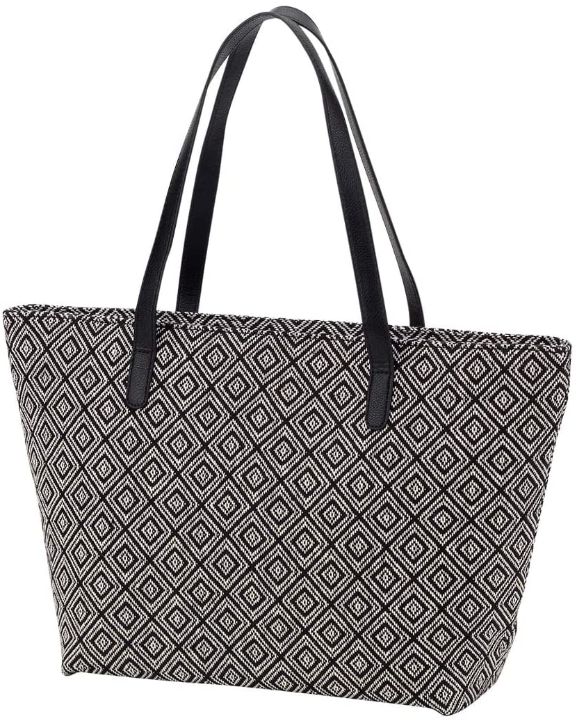 Price:$42.00    Viv & Lou Black Diamond Charlotte Purse Women's Handbag Tote Shoulder Bag  Clothing