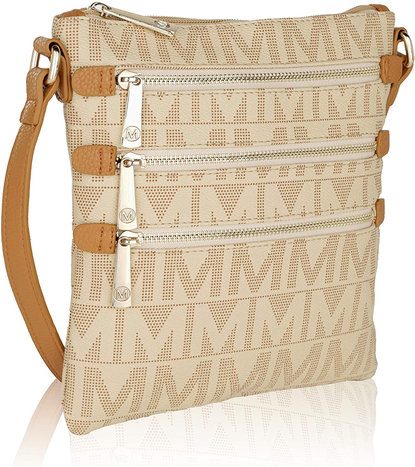 Price:$25.99 MKF Crossbody Bag for Women Luxury Purses and Handbags PU Leather Adjustable Shoulder Strap Crossover Messenger  Handbags   
