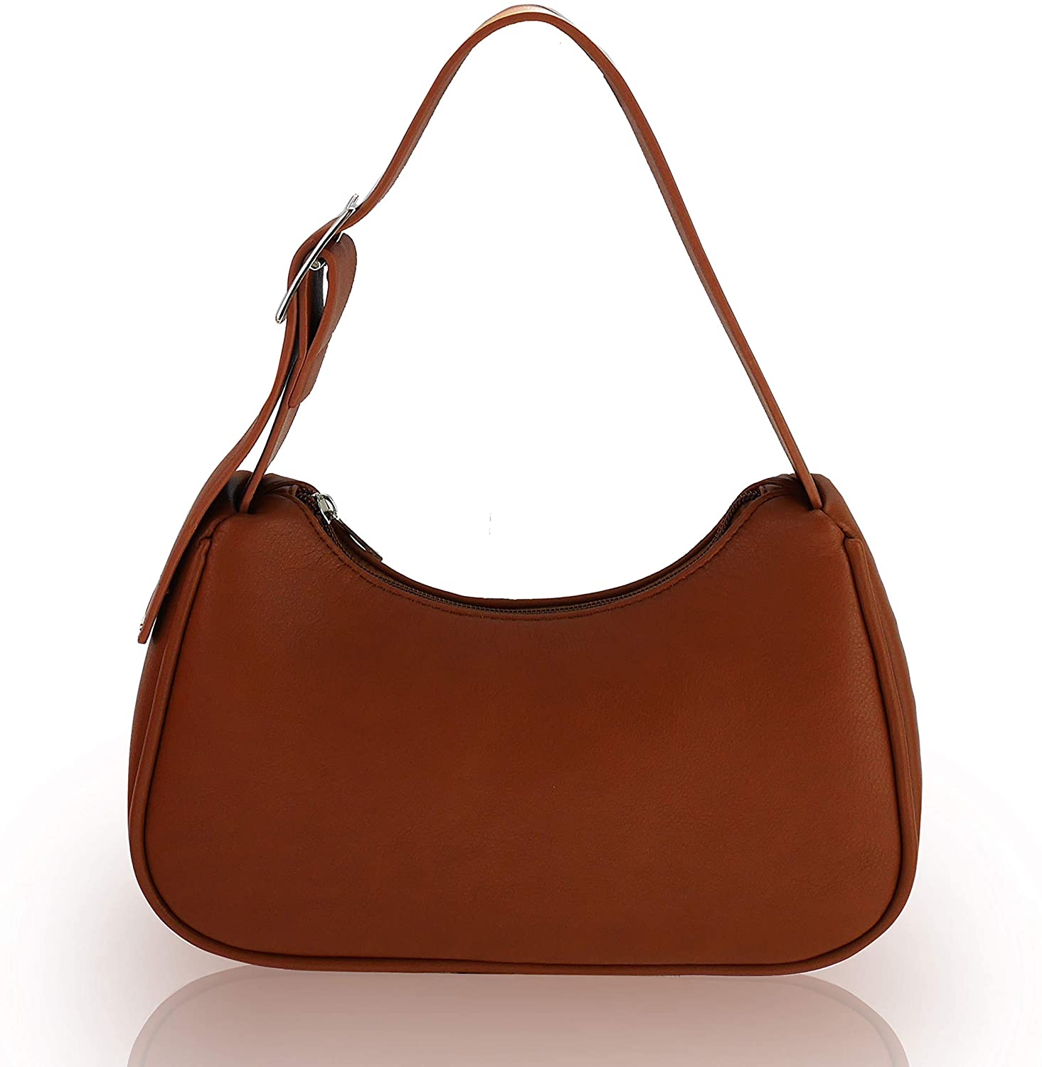 Price:$23.99 Shoulder Bage for Women Classic Pattern Clutch Shoulder Bag with Zipper Closure for Women (Brwon004)  Handbags   