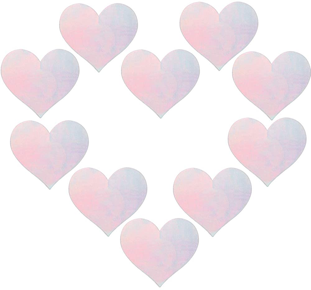 Price:$7.59 Ypser Womens 5 Pairs Heart Pasties Disposable Satin Nipple Covers Pasty Bra Petals Breast Covers at Amazon Women’s Clothing store