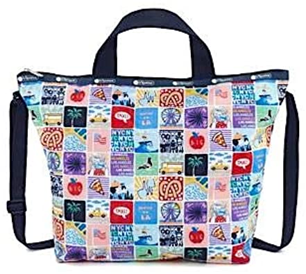 Price:$54.99    LeSportsac NY to LA Easy Carry Tote Crossbody + Top Handle Handbag, Style 2431/Color K602 (New York to Los Angeles, Exclusive)  Clothing