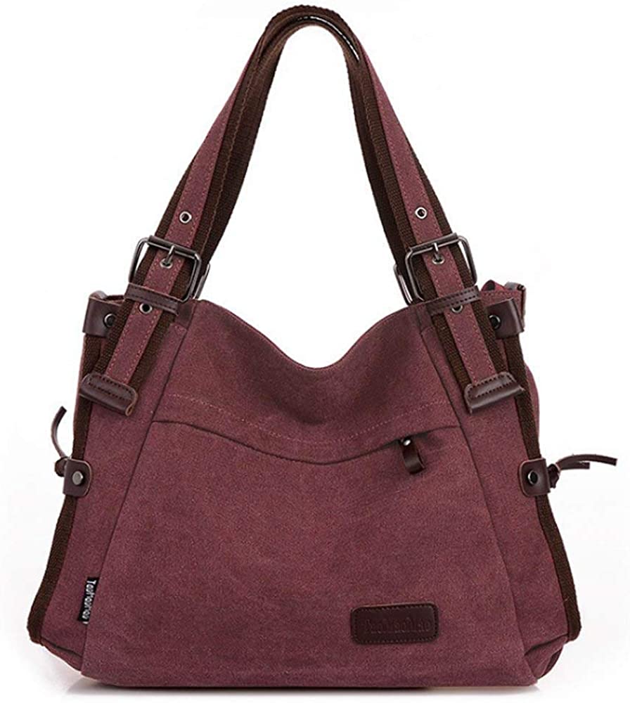 Price:$32.99    Women Retro Hobo Handbags Casual Shoulder Bags Satchel Messenger Bag Purse (One size, Dark Red)  Clothing