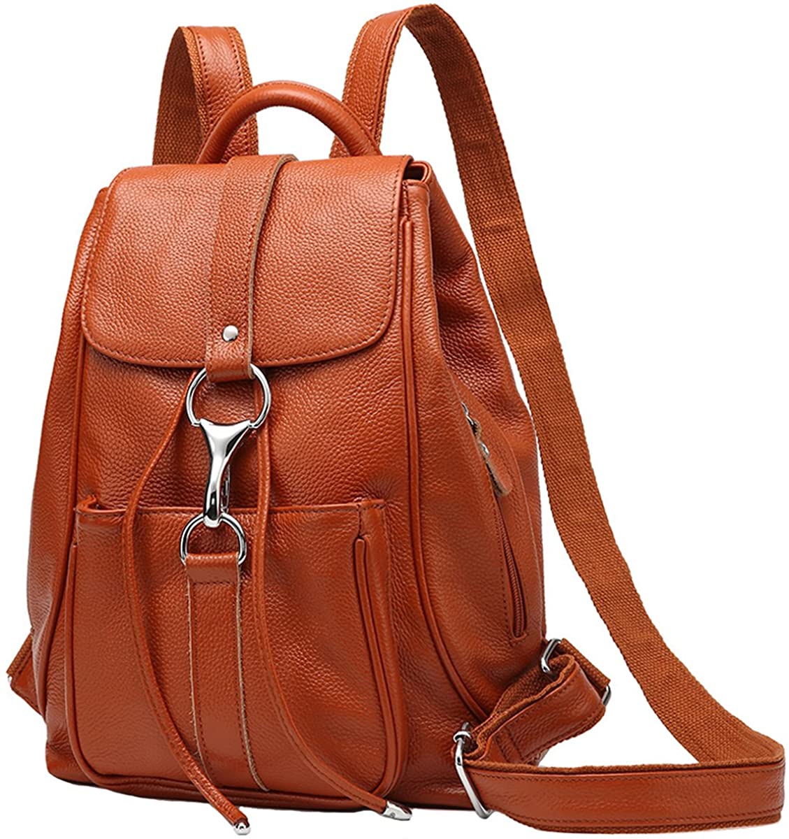 Price:$99.99    TUBACKPACK Soft Genuine Leather Backpack Handbags for Women's Satchel Shoulders Bag for Girls  Clothing