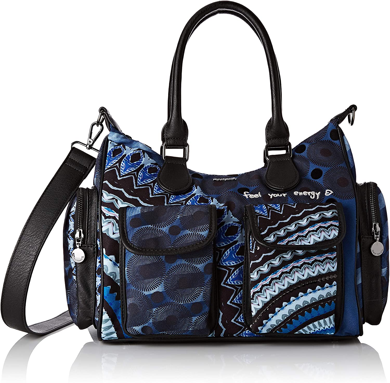 Price:$0.00 Desigual Bag REP FRIEN, Blue Indigo  Handbags   