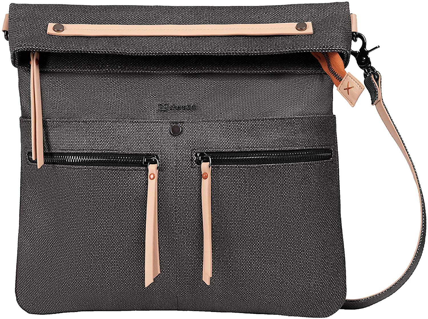 Price:$119.95 Sherpani Faith 2.0, Fashion Crossbody Bag, Designer Shoulder Bag, Canvas Purses for Women, 7 Inch Tablet Compatibility (Blackstone)  Handbags   