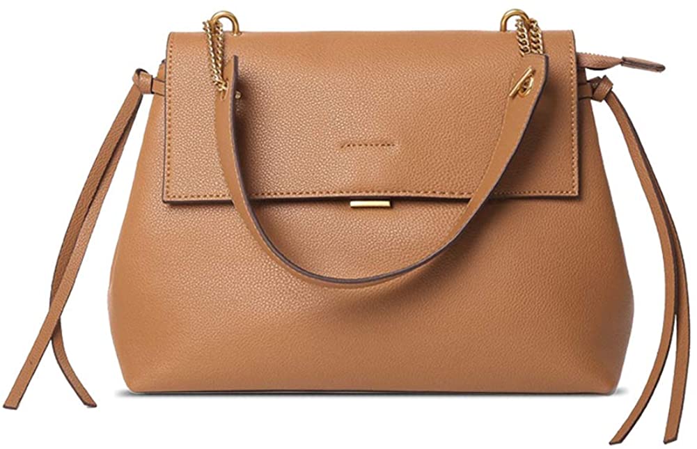 Price:$86.69 VISHARK Genuine Leather Shoulder Bags for Women Crossbody Bags Fashion Designer Purse and Handbags Large Capacity (Brown)  Handbags   