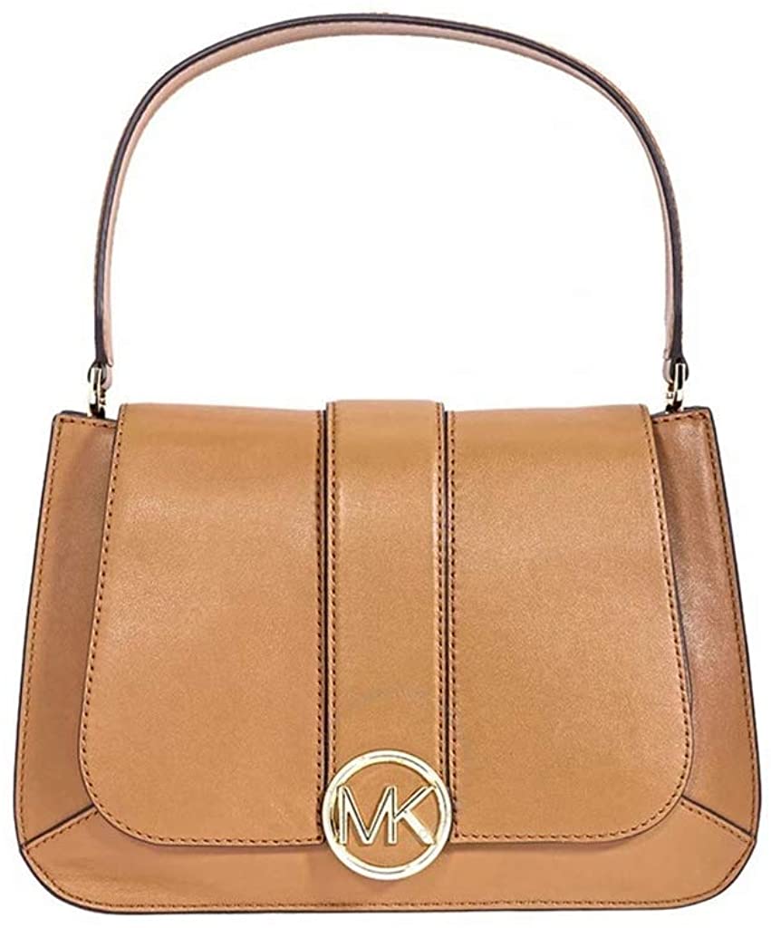 Price:$179.99 Michael Kors Leather Shoulder Bag- Acorn  Handbags   