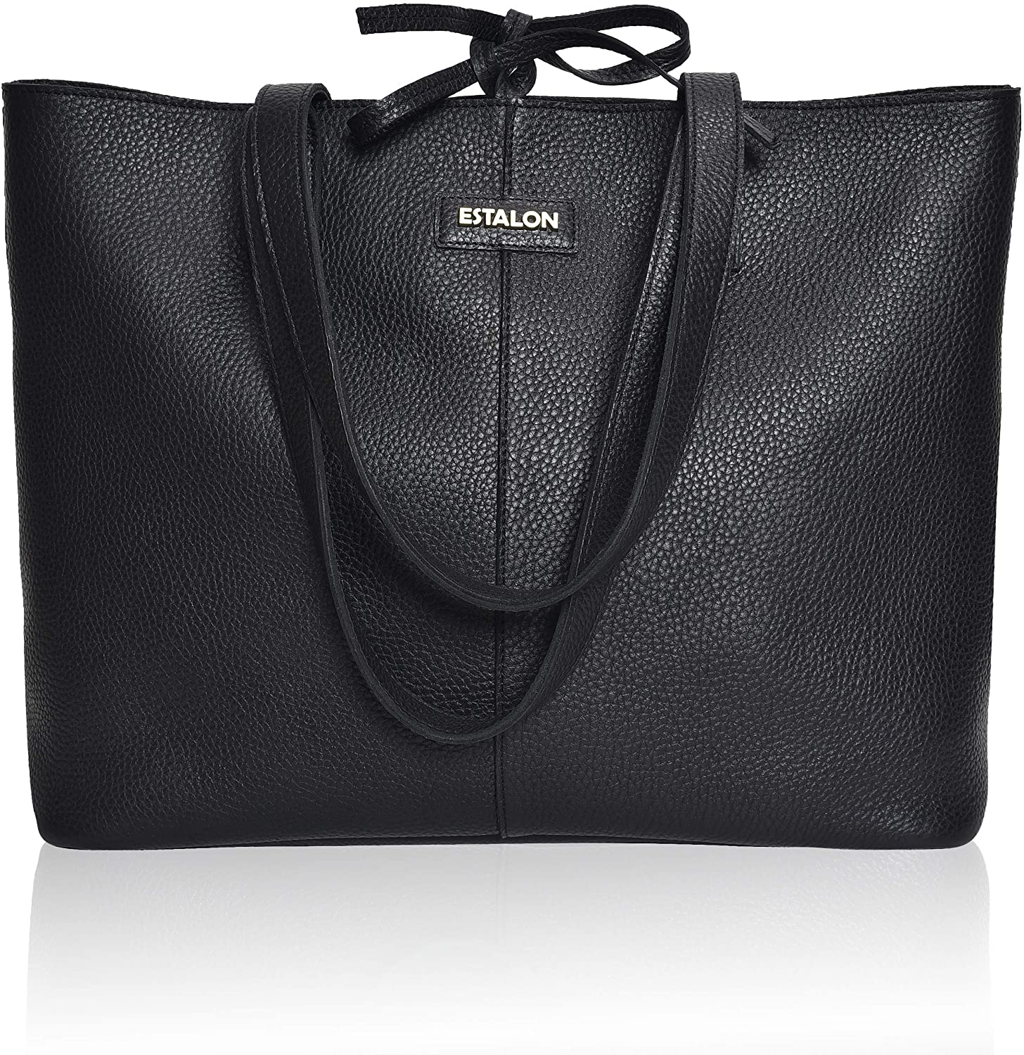 Price:$49.99 Tote Bag for Women - Real Leather Spacious Shoulder Bag, Safe Zippered Side Bag  Handbags   