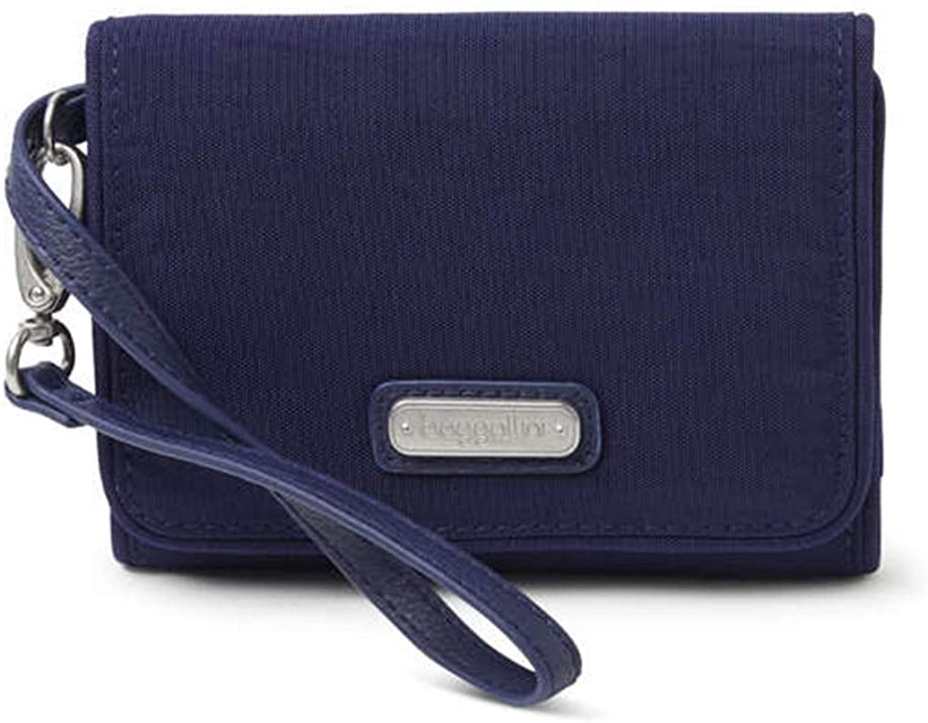 Price:$48.00    Baggallini Women's Compact Wallet, Navy, One Size  Clothing