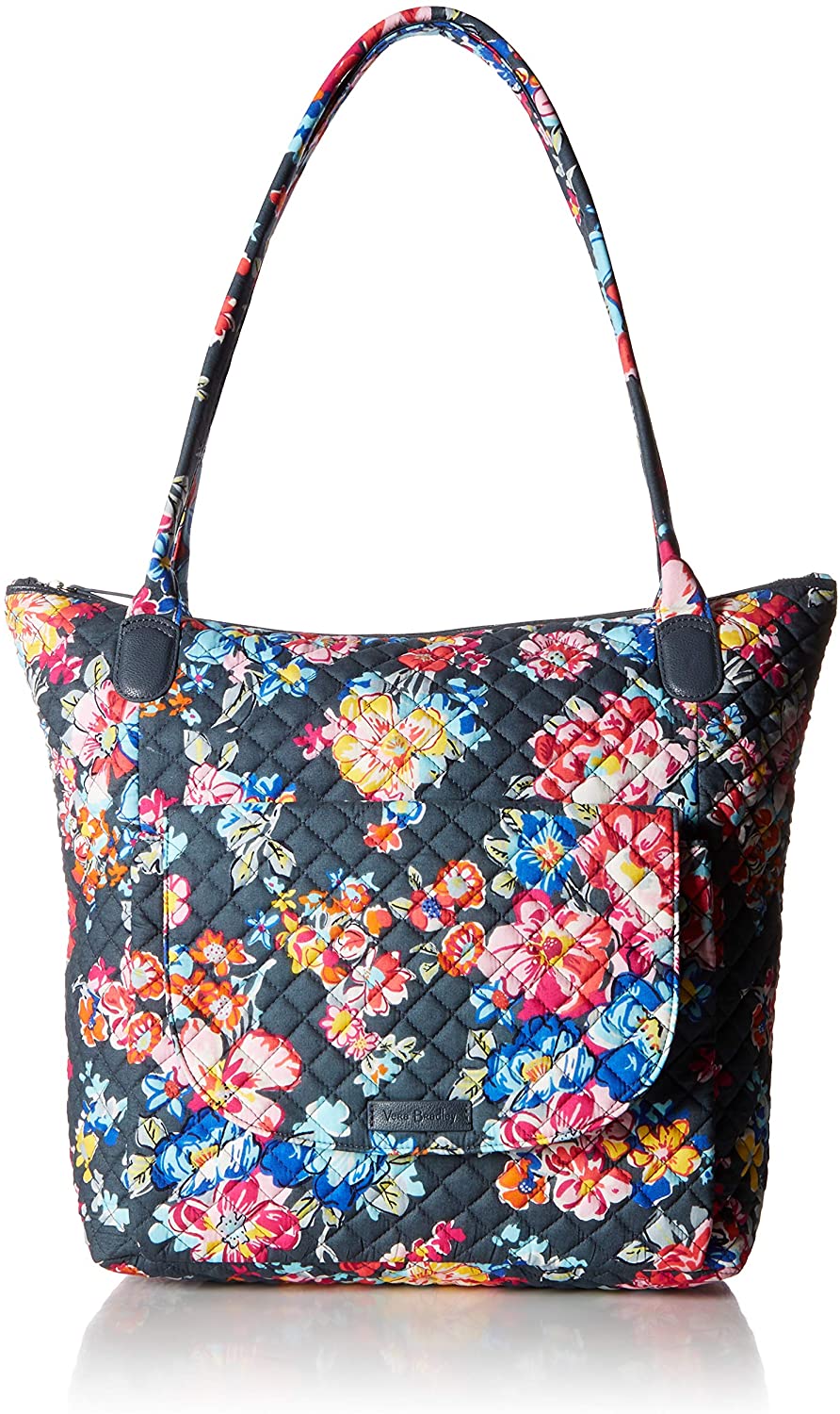 Price:$59.00    Vera Bradley Women's Signature Cotton Carson North South Tote Bag, Pretty Posies  Clothing