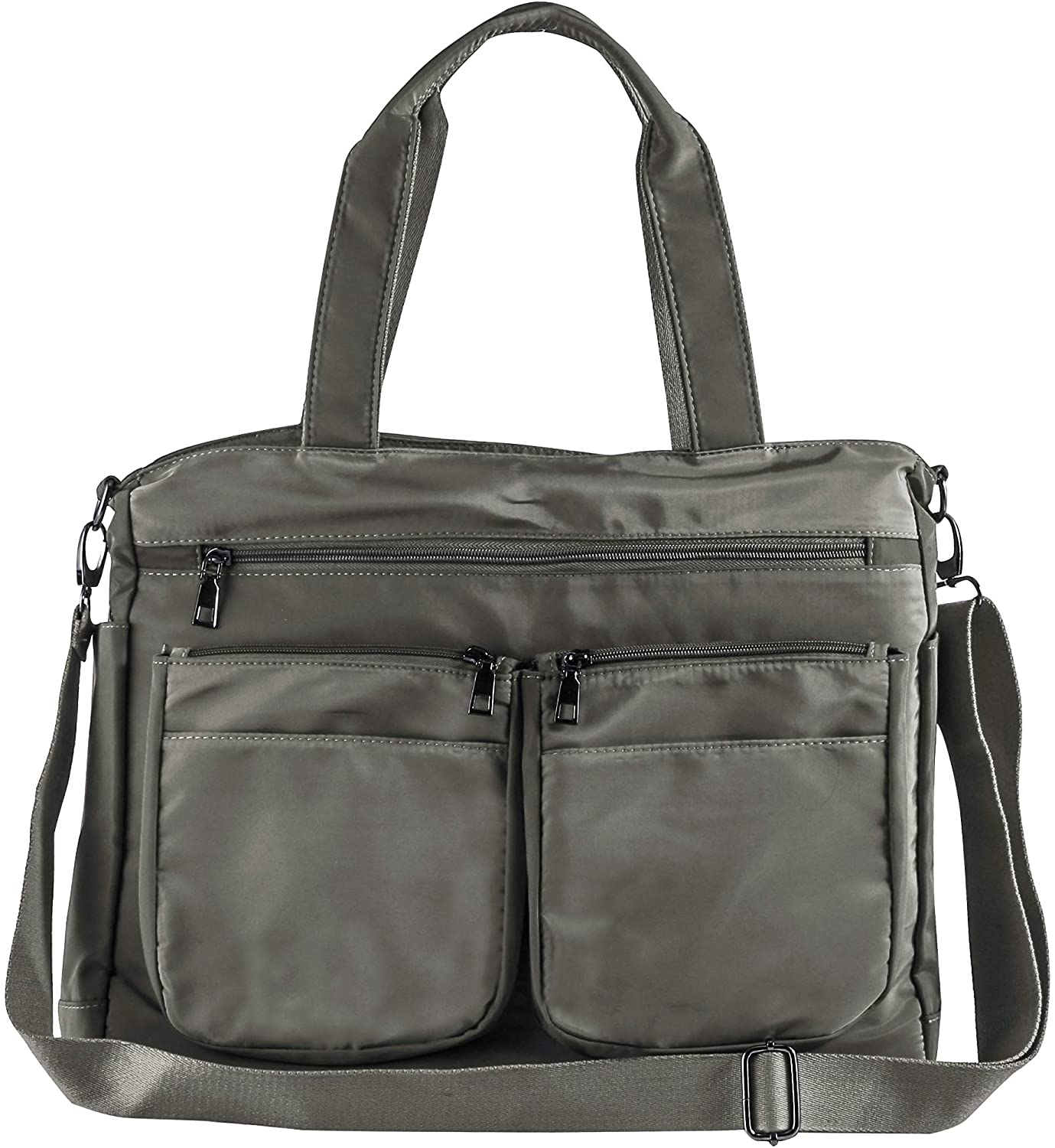 Price:$19.99    WEDDINGHELPER Waterproof School Bag Unisex Fashion Large Capacity Tote Shoulder Handbag Multi-function Nylon Messenger Bags Satchel for Work Traveling  Clothing