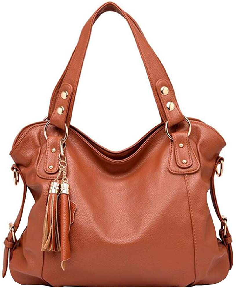 Price:$21.99    Ladies purse Retro Soft pu Leather Shoulder Bags handbags Hobo tote Bag  Clothing