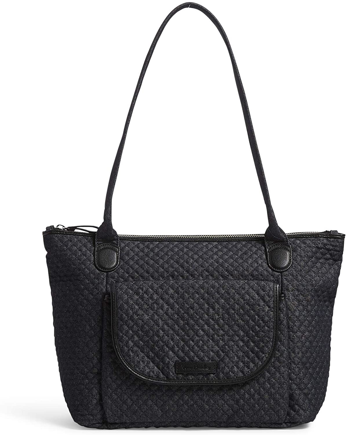 Price:$95.30    Vera Bradley Women's Denim Carson East West Tote Bag, Denim Navy  Clothing