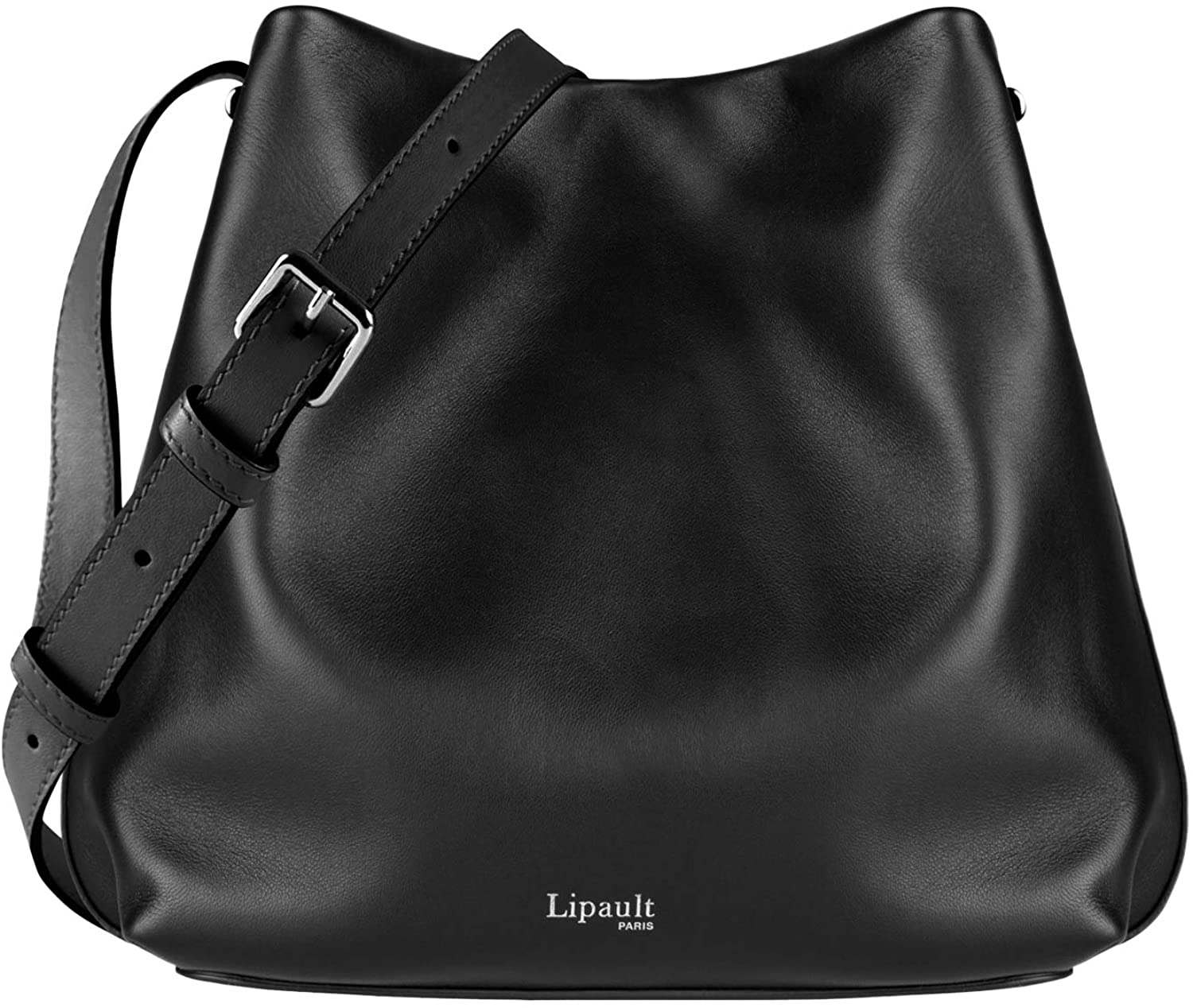 Price:$69.00 Lipault - By The Seine Bucket Bag - Medium Adjustable Strap Shoulder Crossbody Handbag - Black  Handbags   