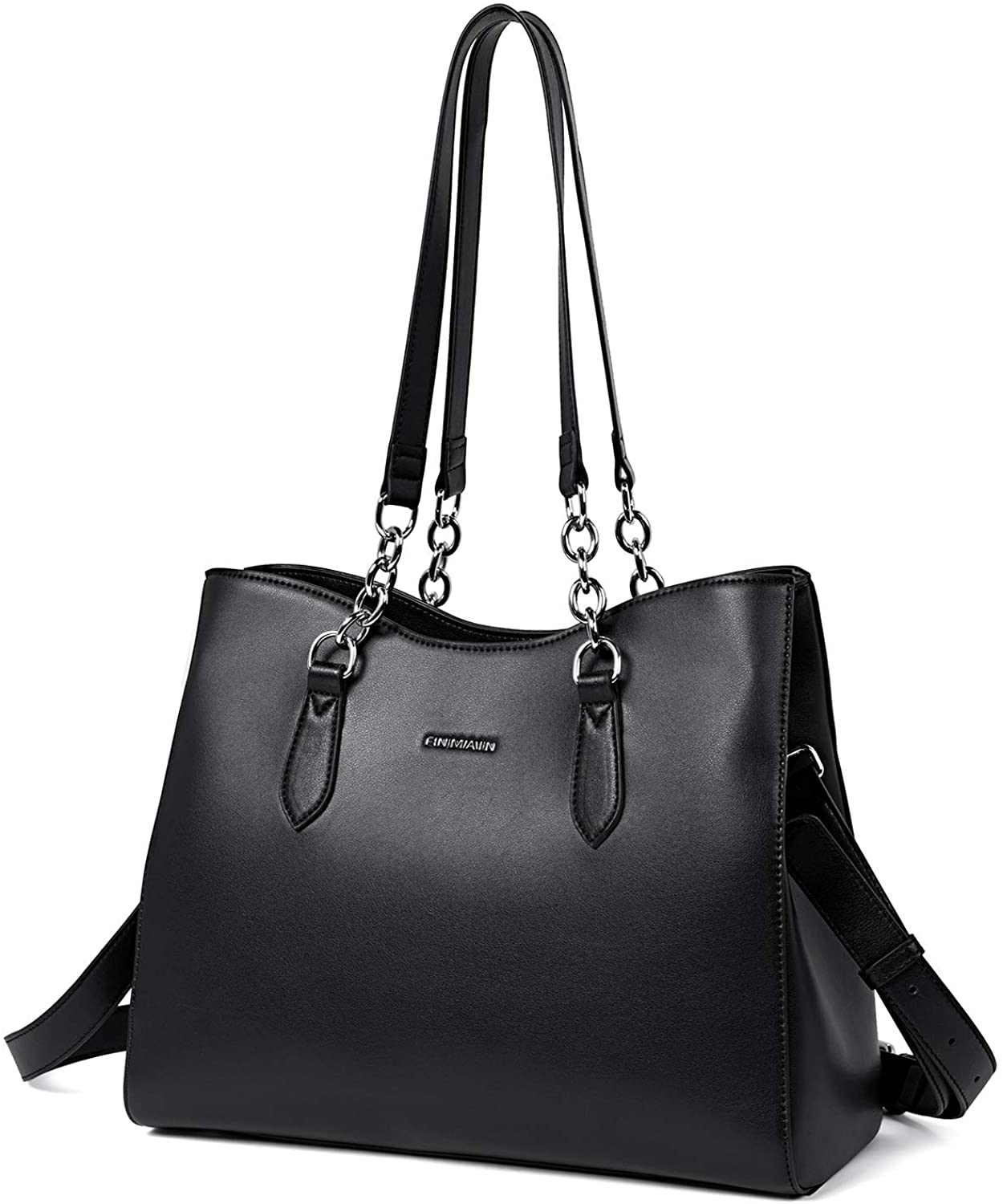 Price:$49.99    Women Genuine Leather Bag Daily Handbags Top Handle Satchel Messenger by Enmain  Clothing