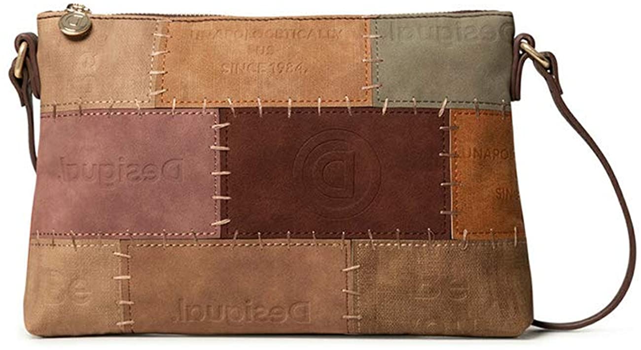 Price:$85.14 Desigual Peninsula Durban Across Body Bag, Brown  Handbags   