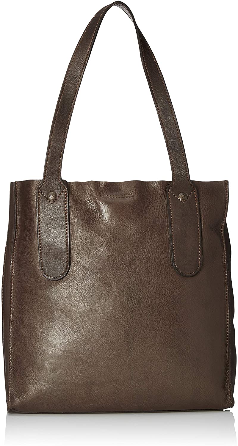 Price:$199.99    Kompanero Dark Brown Genuine Leather Shoulder Handbag  Clothing