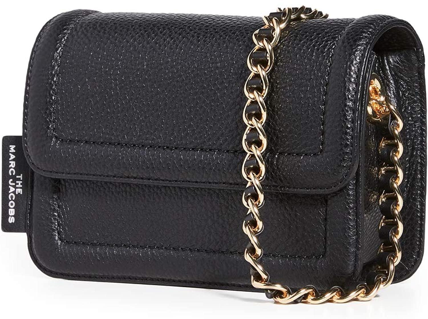 Price:$237.00 The Marc Jacobs Women's Mini Cushion Bag, Black, One Size  Handbags   