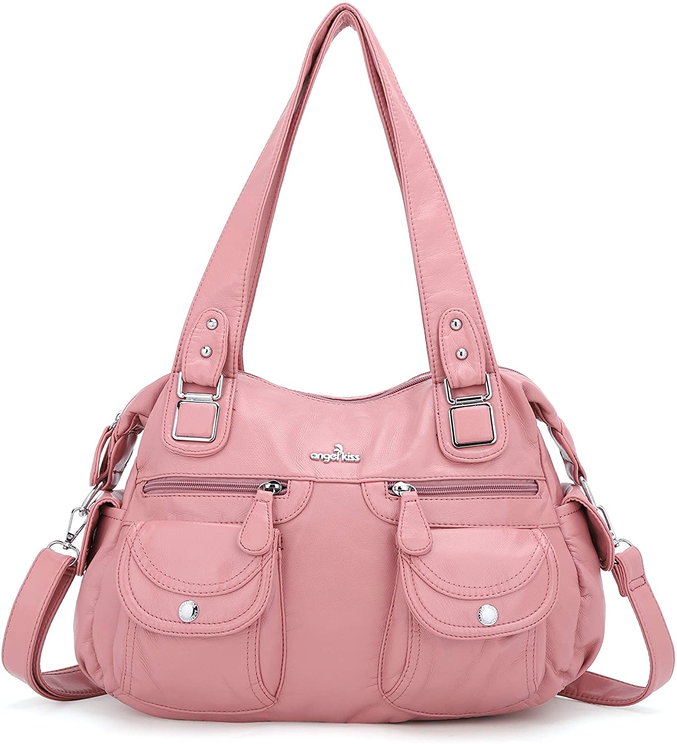Price:$36.99    Purses&Handbag Waterproof Cross Body Shoulder Purse Bag Tote-Handbag for Women (pink)  Clothing