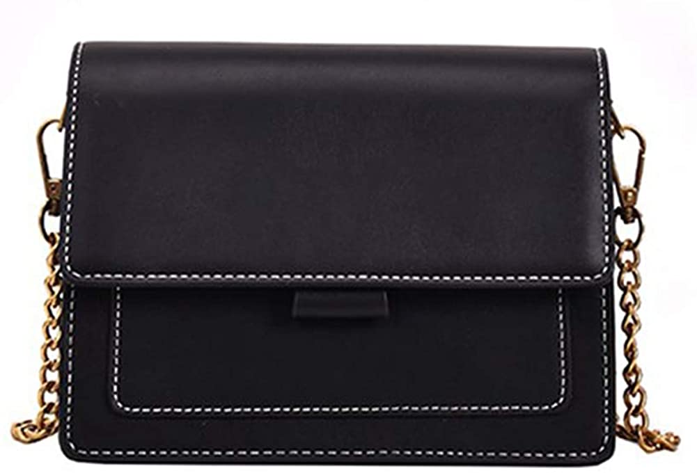 Price:$15.99 Young for U lightweight crossbody shoulder bag with adjustable strap for women and girls, beautiful gift for friend (Black)  Handbags   