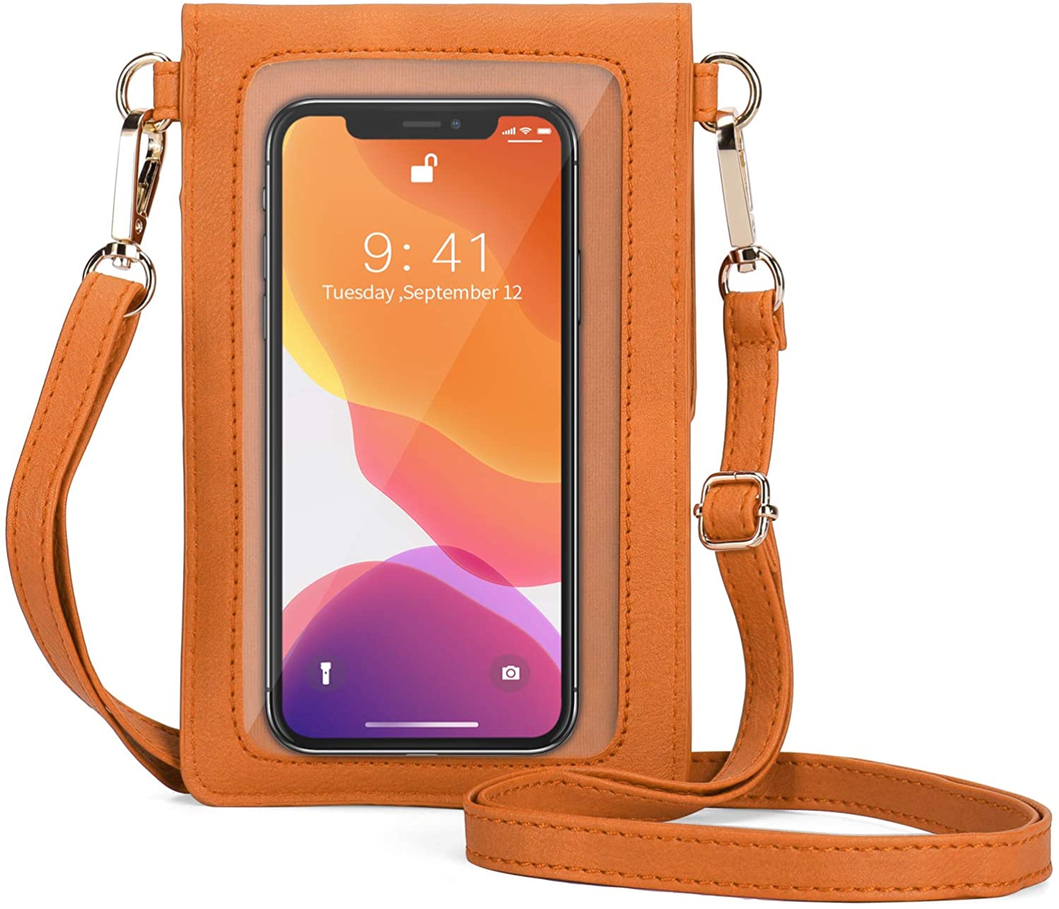 Price:$18.99 seOSTO Cell Phone Purse, Lightweight Small Wallet Purses and Handbags with 2 Shoulder Strap for Women  Handbags   
