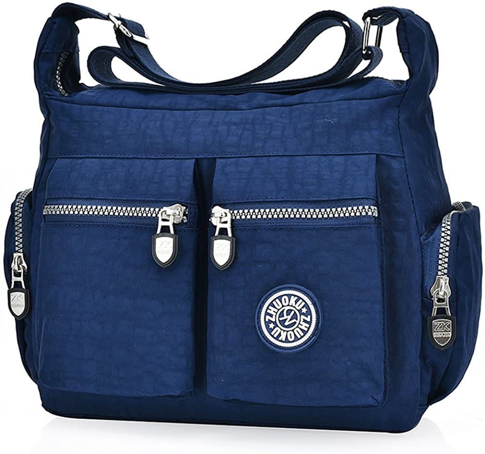 Price:$18.99 Women's Shoulder Bags Crossbody Purse with Pockets Waterproof Nylon Casual Handbag Lightweight Bags  Handbags   