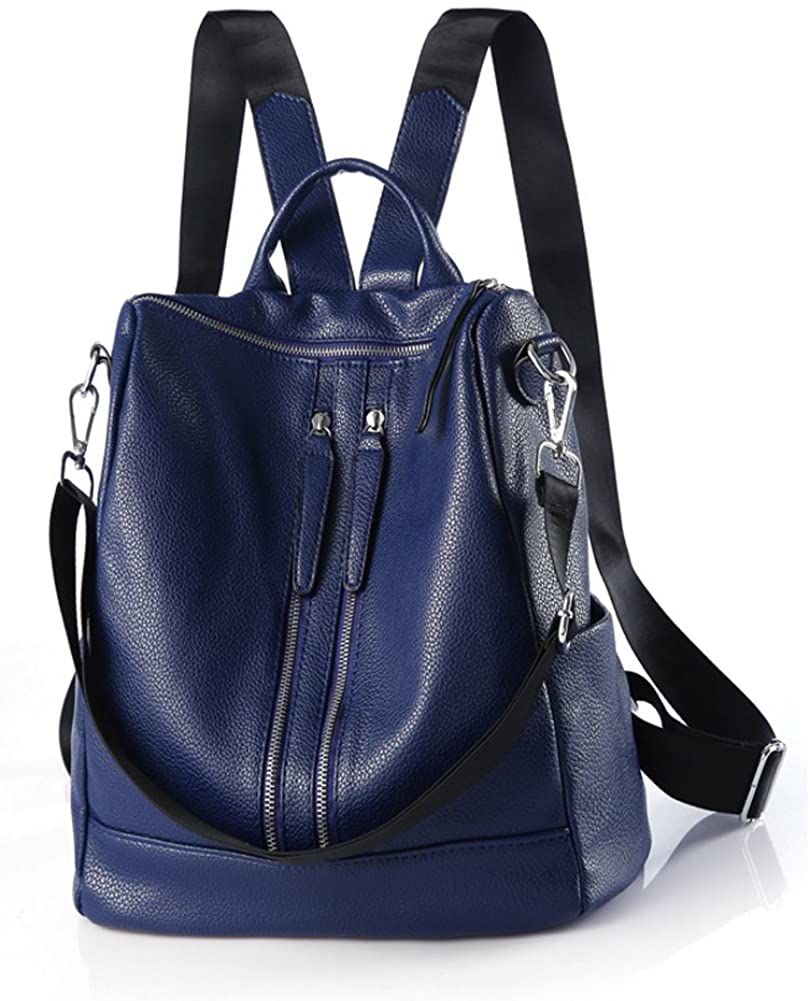 Price:$15.99    Backpack Lightweight Women Casual Shoulder Bag Purse Versatile Fashion Travel Backpack (blue)  Clothing