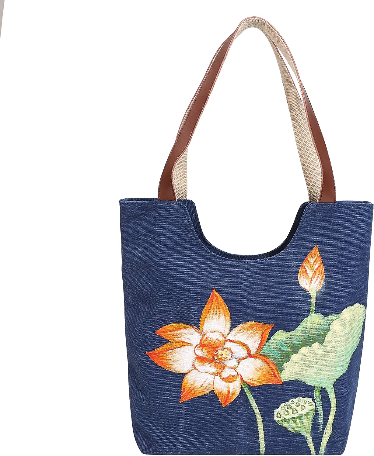 Price:$12.98    Women's Retro Large Size Canvas Shoulder Bag Hobo Crossbody Handbag Casual Tote  Clothing