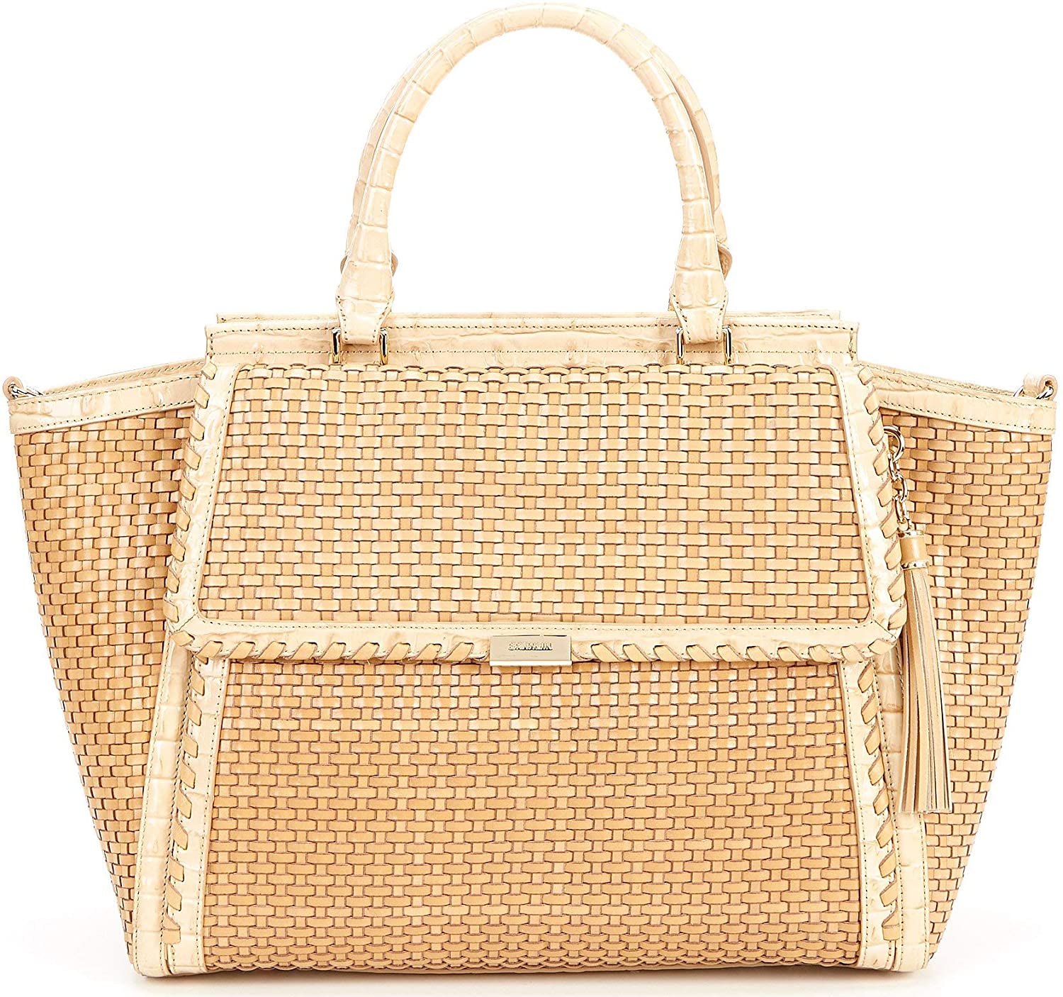 Price:$487.00    Brahmin Taylor Leather Shoulder Bag  Clothing