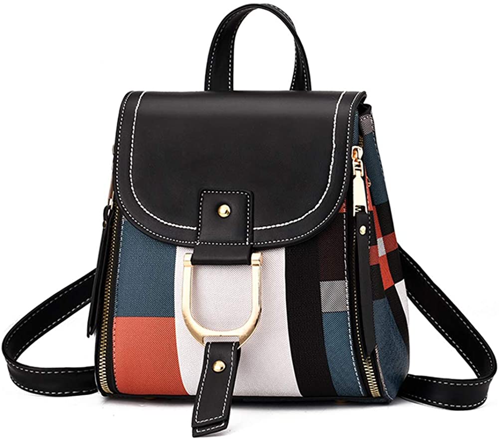Price:$22.98    Small Backpack Crossbody Purses for Women and Teen Girls - Fashion Shoulder bags with Waterproof PU Leather (Black)  Clothing