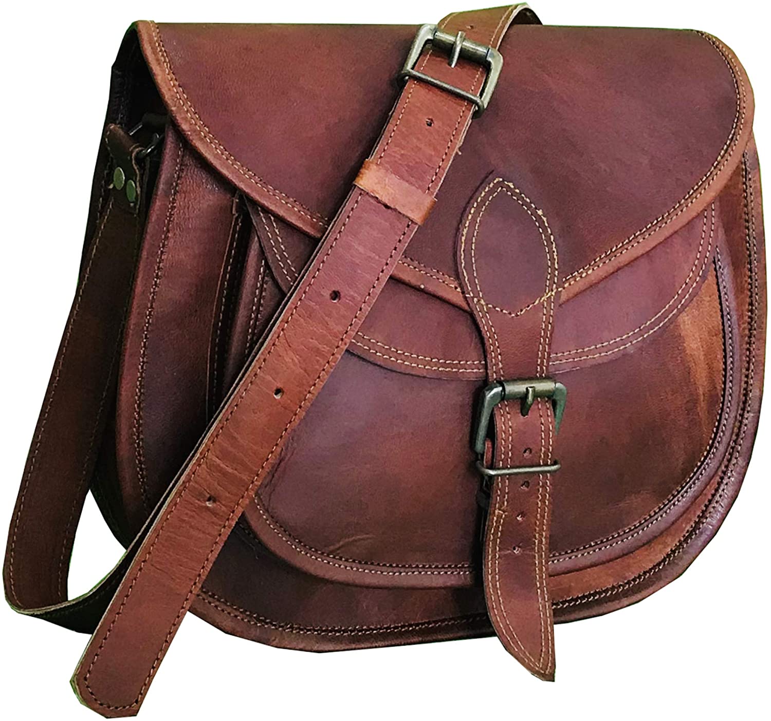 Price:$29.99 13 Inch Leather Women Purse Bag | Leather Cross-body Bag | Leather Purse | Women Purse Leather | Leather Cross-body bag for Women | Leather Shoulder Bag for Women | Handmade Leather Purse  Handbags   