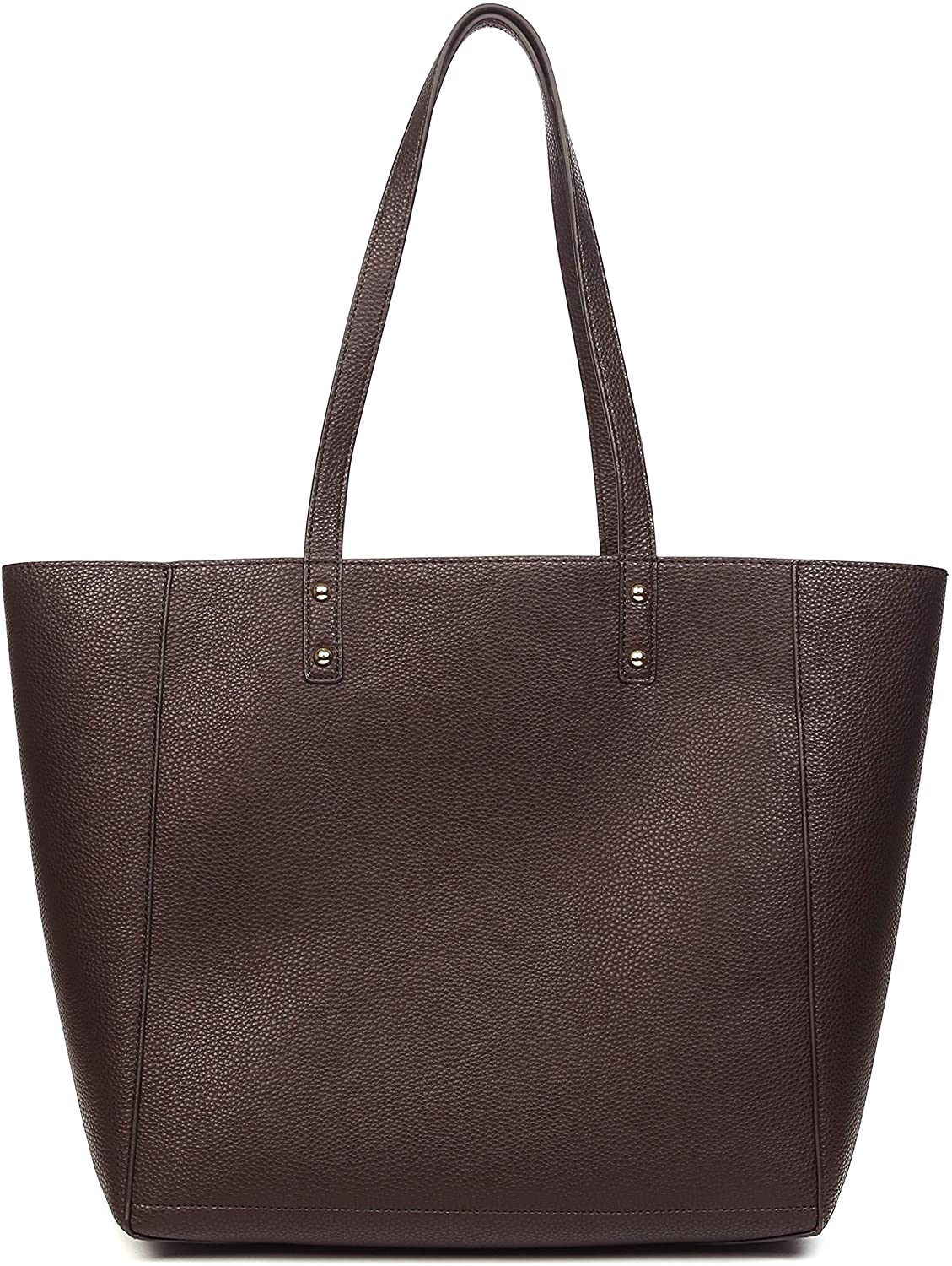 Price:$21.99    H2&B Women's Soft Faux Leather Tote Shoulder Bag, Big Capacity Tassel Handbag, with Multi-functional Pocket, Available Using for Front and Back - Brown, Camel  Clothing