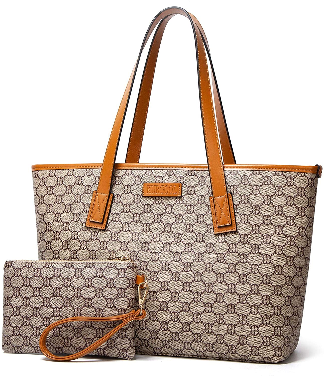 Price:$32.98    Women Purses and Handbags Fashion Tote Large Shoulder Bag Top Handle Satchel Purse Set 2pcs  Clothing