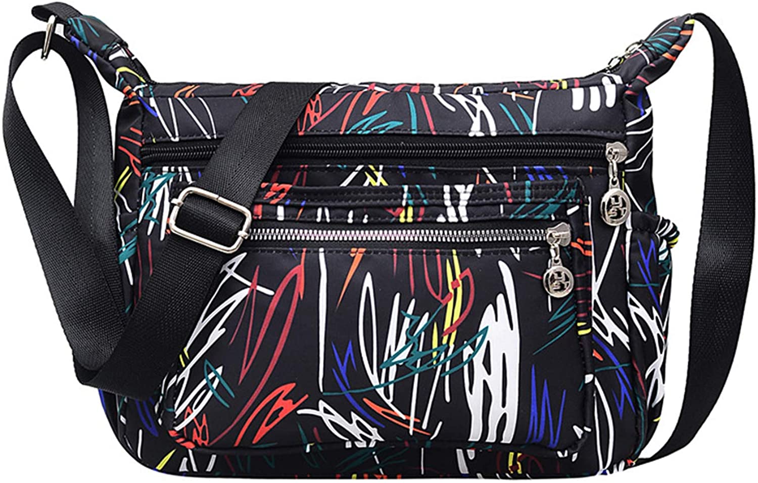 Price:$14.99 NOTAG Crossbody Bags for Women Waterproof Nylon Shoulder Bags Travel Handbags with Multipockets (Q)  Handbags   