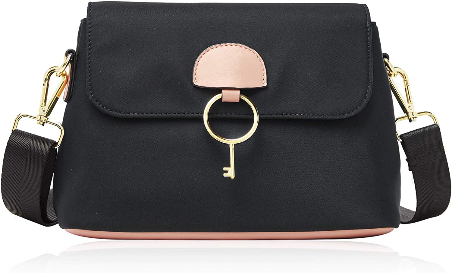 Price:$25.99 MILADA Crossbody Bag Waterproof Lightweight Crossbody Purse Handbag Large Shoulder Bag for Women, Black  Handbags   