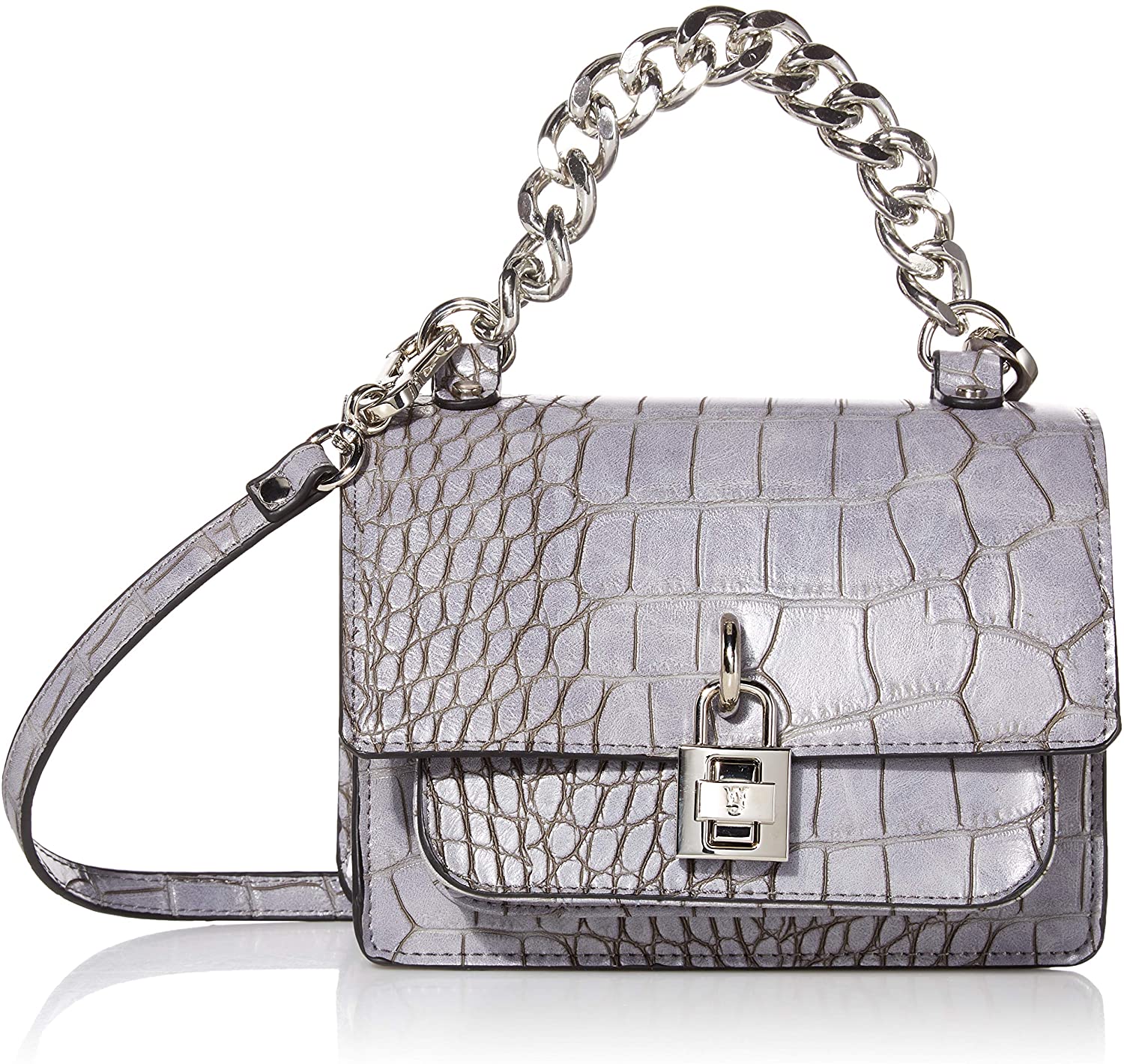Price:$0.00 Steve Madden BJAZ, Grey  Handbags   