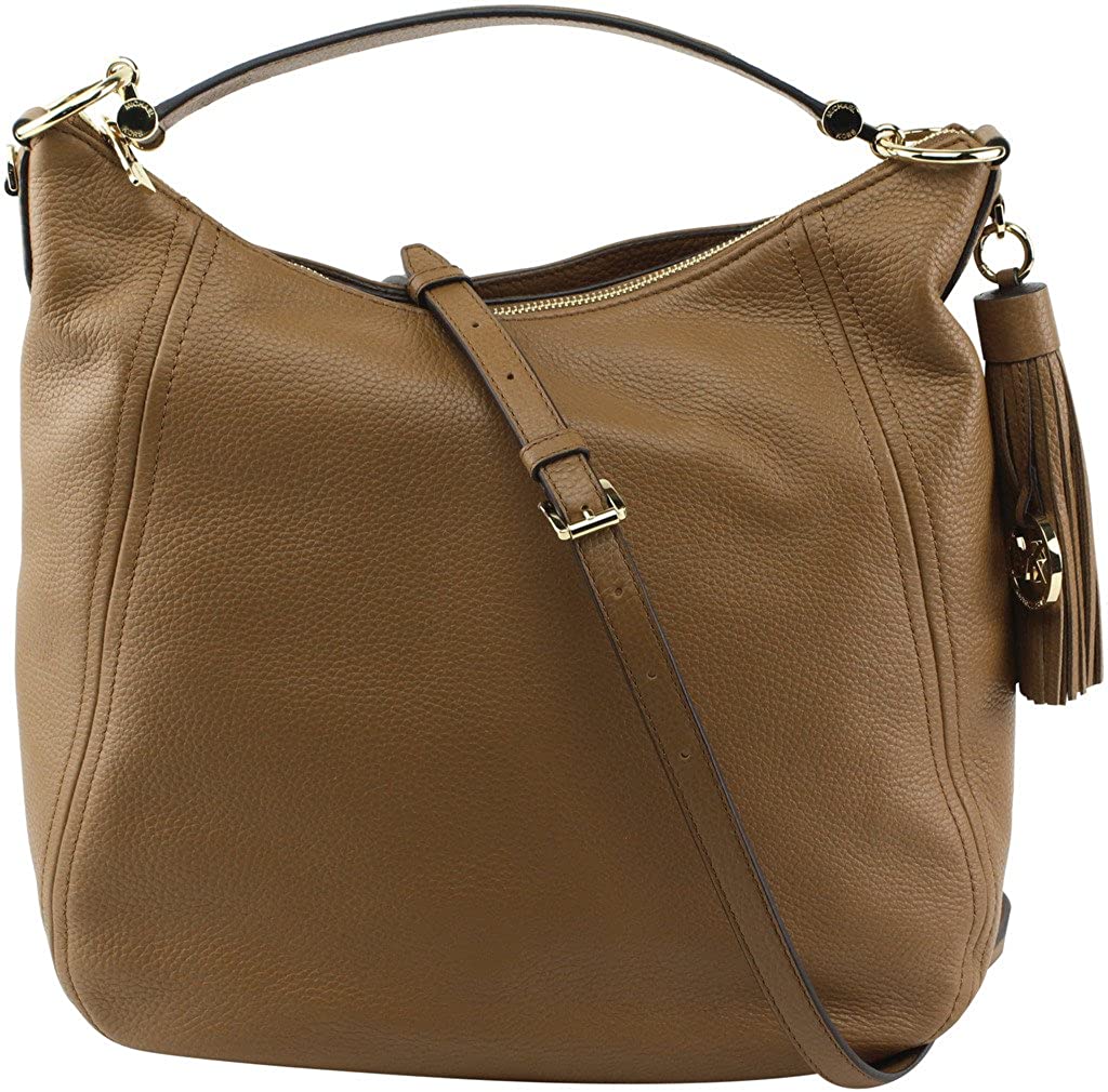 Price:$179.99 Michael Kors Women's Frances XLarge Leather Shoulder Handbags (Acorn)  Handbags   
