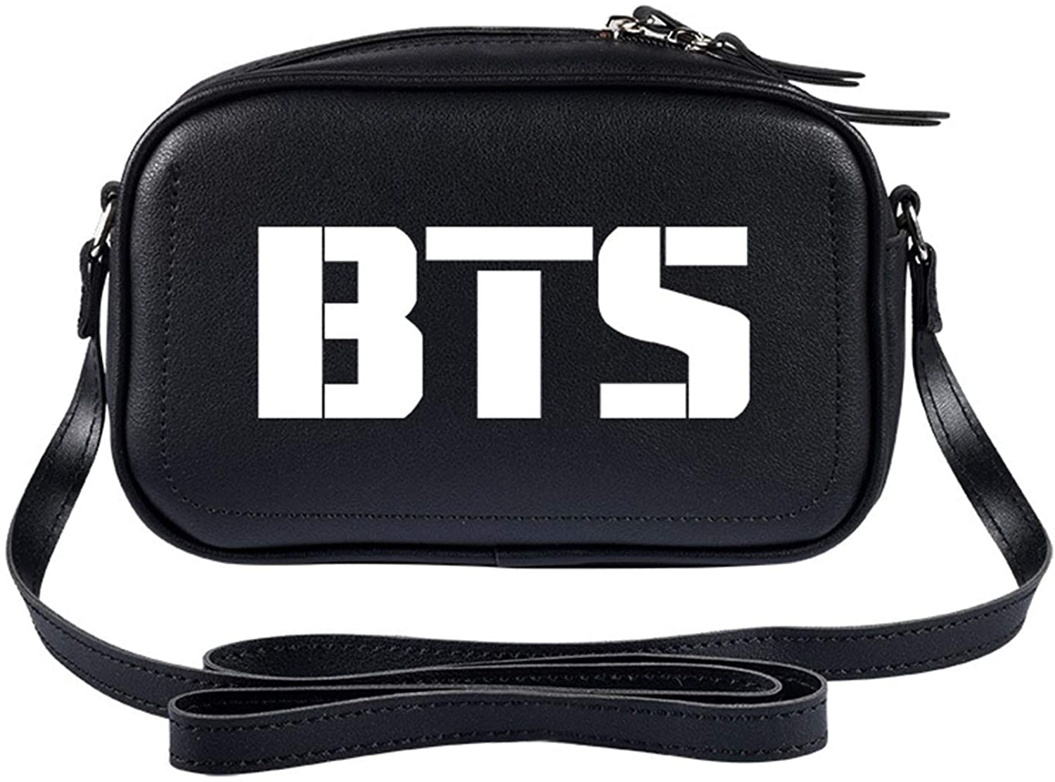 Price:$24.66     Kpop BTS Handbag Bangtan Boys Shoulder Bag Jungkook Suga Jimin V PU Crossbody Bag for Women   Clothing