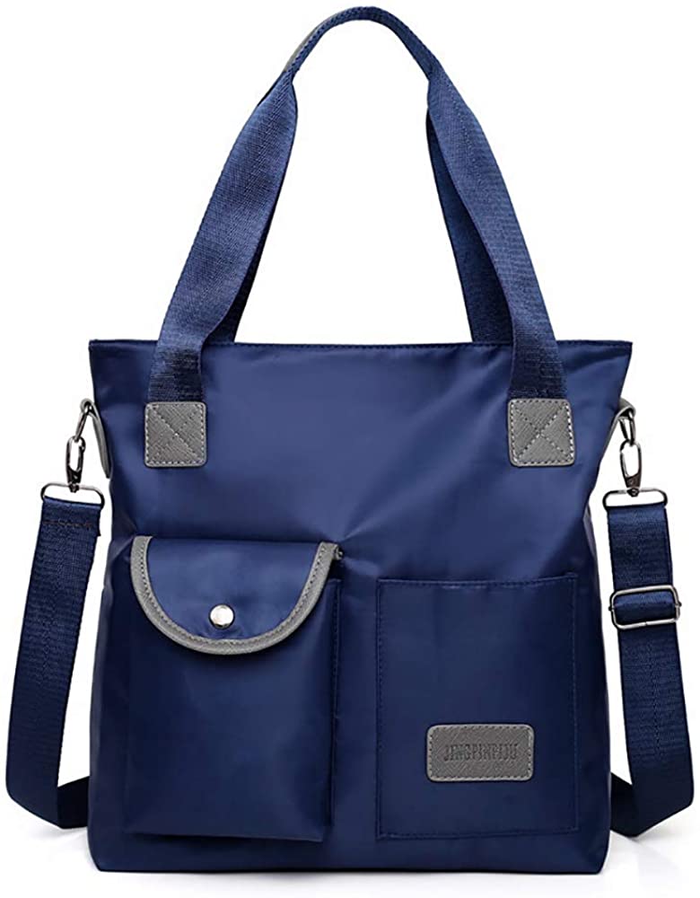 Price:$14.99    Mfeo Women Nylon Multi Pocket Tote Crossbody Shoulder Bag Handbags Satchel Purse  Clothing