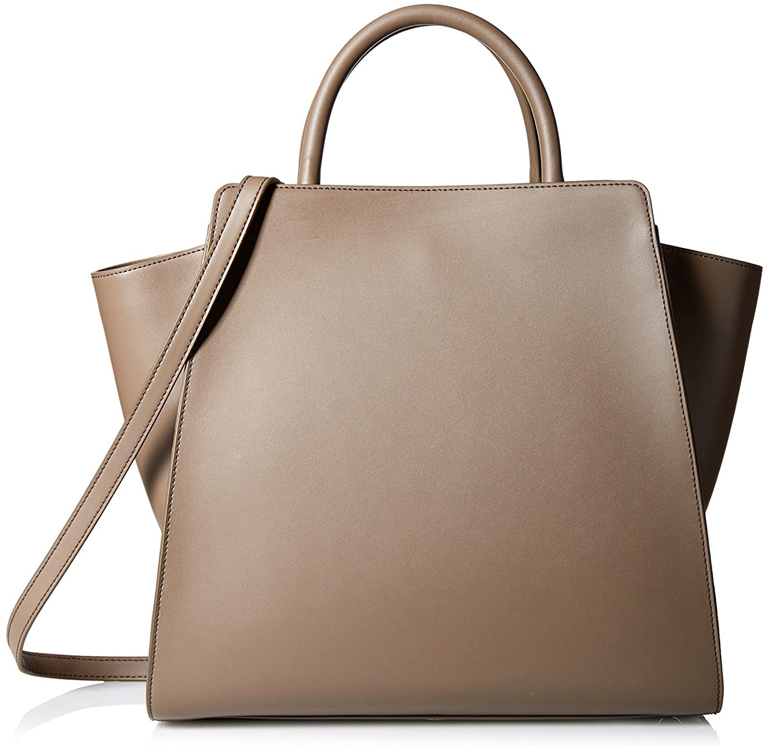 Price:$276.53    ZAC Zac Posen Eartha North/South Satchel Shopper, Mink  Clothing