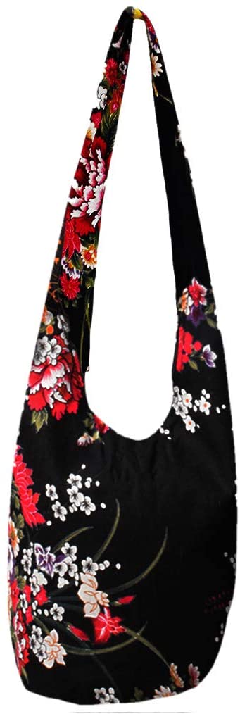 Price:$11.99    WITERY Women's Sling Crossbody Bags Large Shoulder Shopping Hobo Bag Handbag Top Zip Bags Handmade Messenger Bag Wallet  Clothing