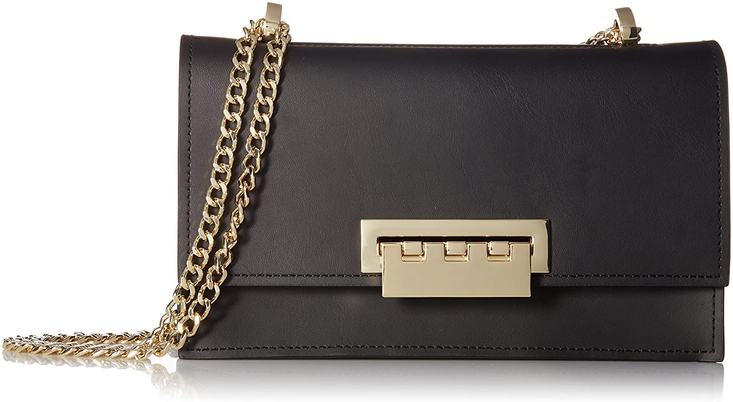 Price:$0.00 ZAC Zac Posen Earthette Chain Shoulder-Solid  Handbags   