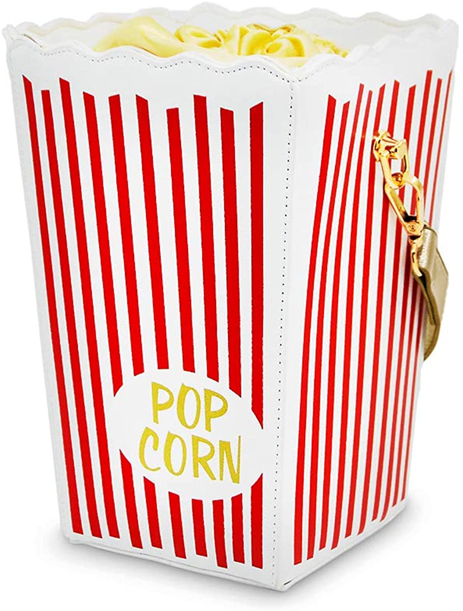 Price:$28.99 Cute Popcorn Crossbody Shoulder Bag, Ustyle Cartoon Girl Women Phone Novelty Handbag (red)  Handbags   
