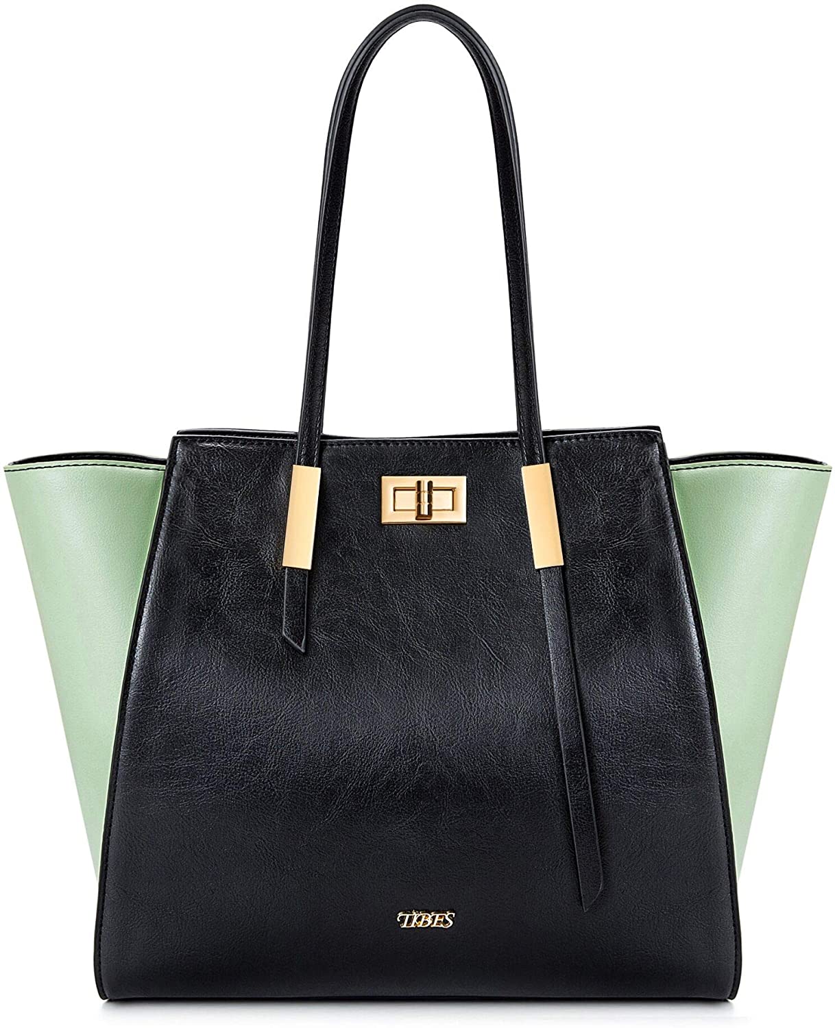 Price:$25.92 TIBES Women Leather Purses and Handbags -Ladies Fashion Satchel Leather Shoulder Bags Top Handle Totes  Handbags   