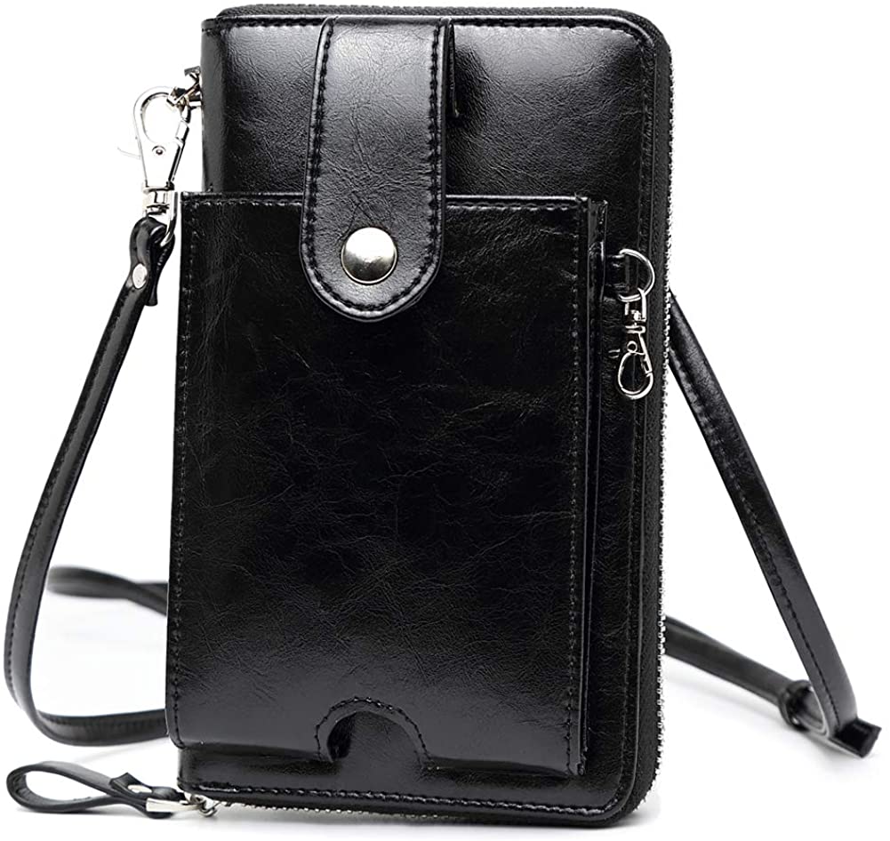 Price:$28.99    Women RFID lanyard Wallets Crossbody small Phone Purse Handbags Shoulder bag  Clothing
