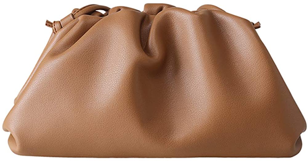 Price:$31.99 Women Simple Dumplings Messenger Bag Designer Retro Fashion Cloud Female Crossbody Shoulder Bag Tide Handbag Clutch Bag  Handbags   