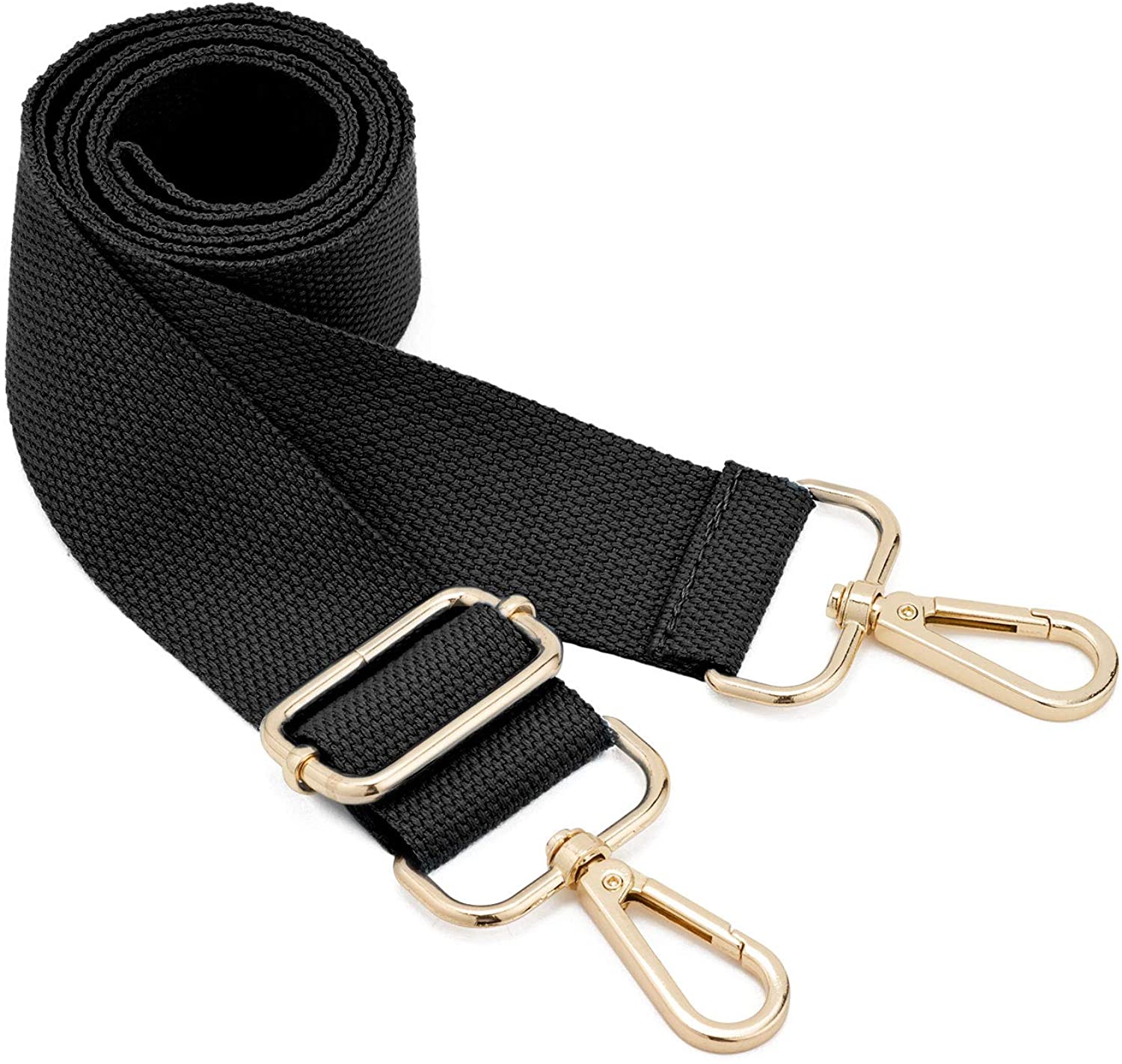 Price:$9.49    DEVPSISRWide Shoulder Strap Replacement Adjustable Belt Canvas Bag Crossbody Handbag (black)  Clothing