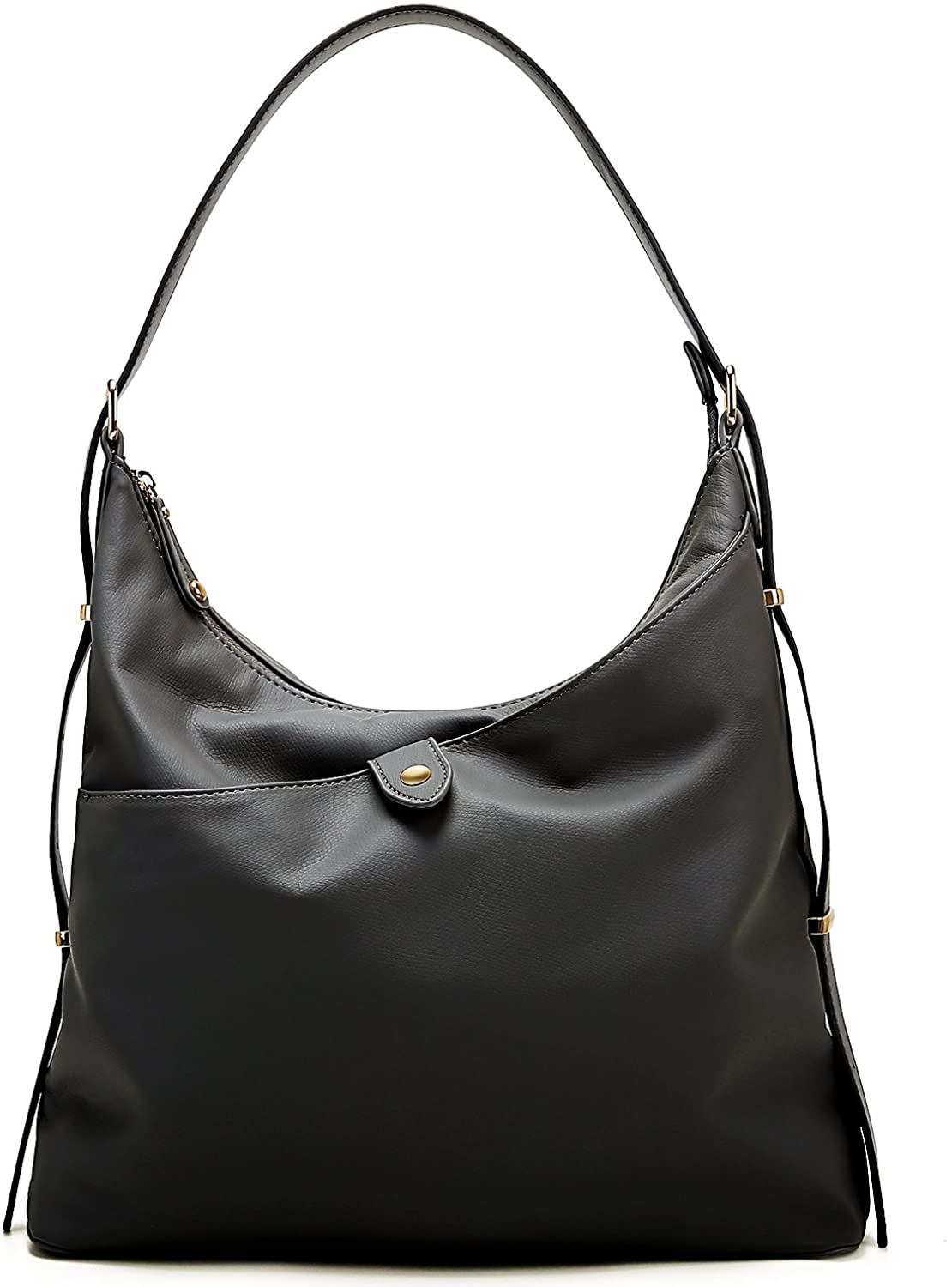 Price:$37.99    ECOSUSI Women's Shoulder Bags Hobo Handbags PU Leather Top-Handle Purse Crossbody Bag with Adjustable Shoulder Strap, Black  Clothing