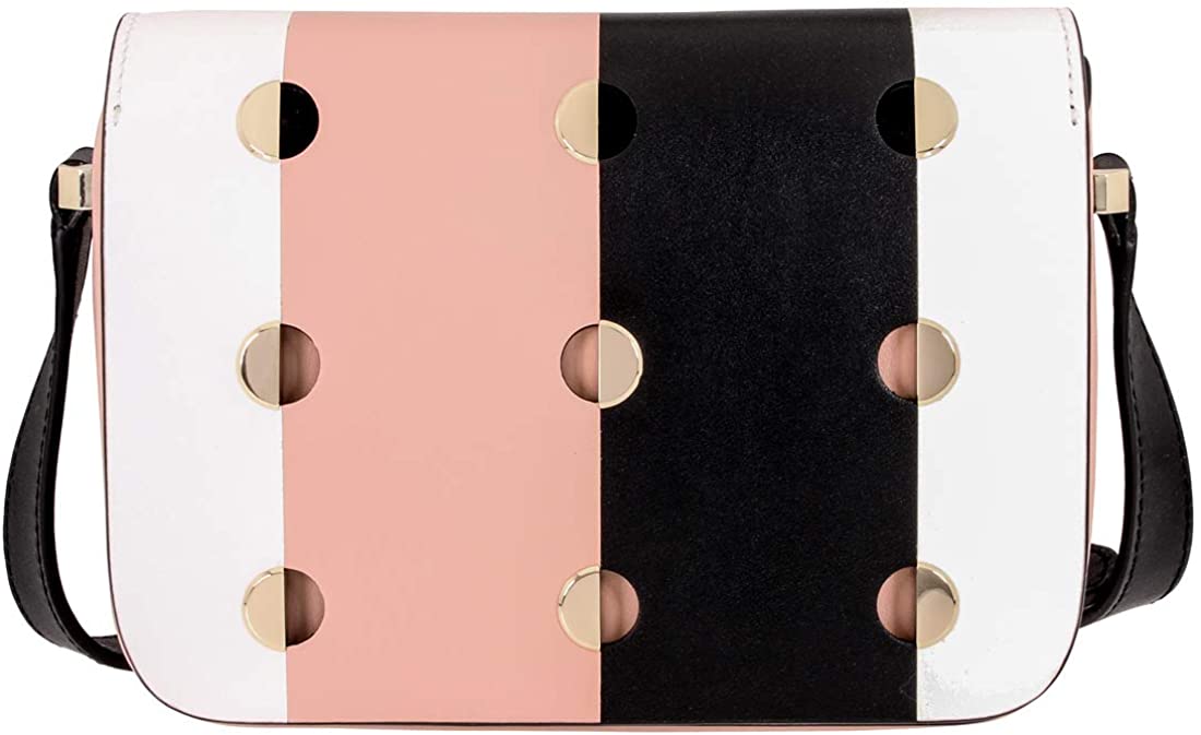 Price:$294.99 Kate Spade Nicola Mod Dot Ladies Small Black Multi Leather Shoulder Bag PXRUA362098  Handbags   