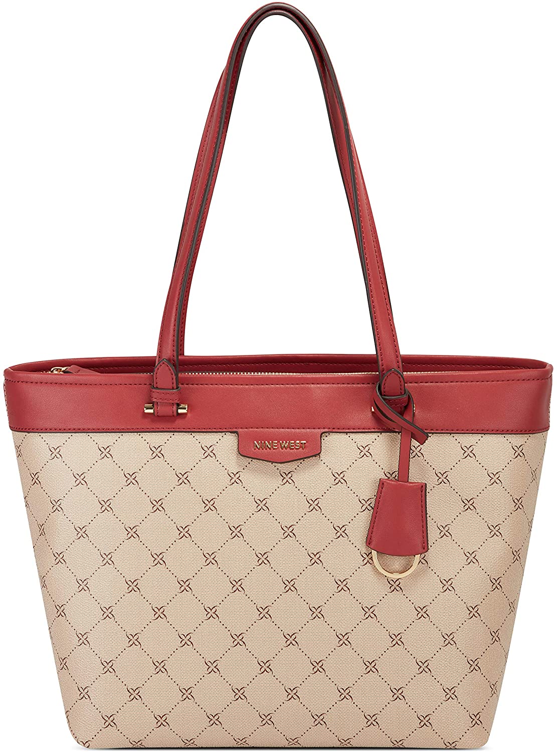 Price:$63.72    NINE WEST womens Tote, Khaki Rhubarb, Large US  Clothing